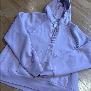 Lole Mauve Half-Zip Hoodie